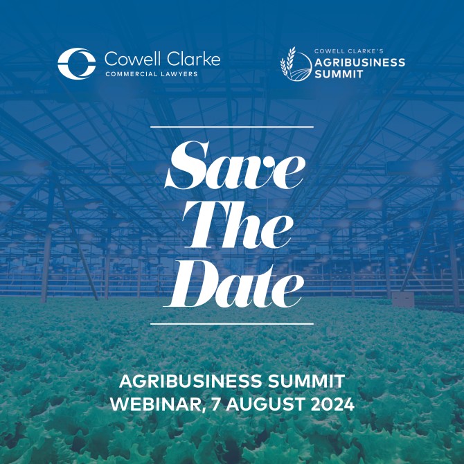 Save the Date – Agribusiness Summit Webinar 2024