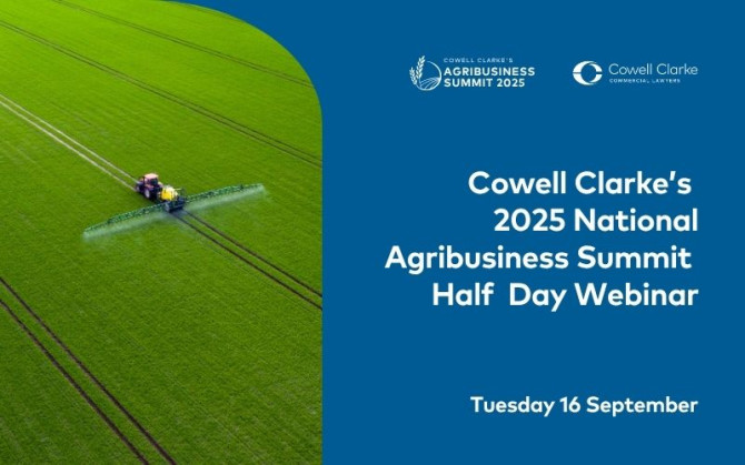 Cowell Clarke's 2025 National Agribusiness Summit Half Day Webinar