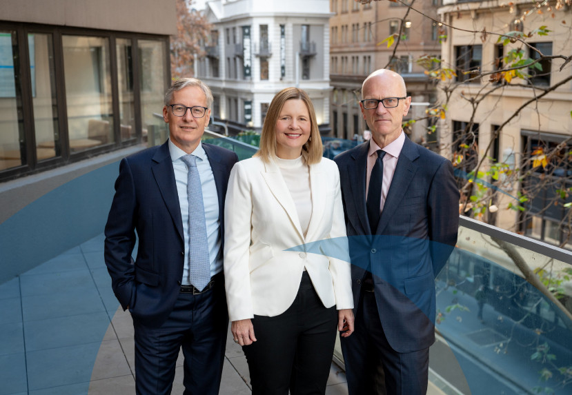 Left to Right: Paul Holm, Natasha Nicholas, Andrew Mutton