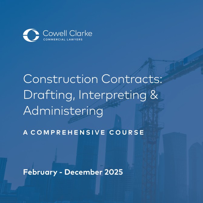 Construction Contract Mastery: Essential Training for Construction Professionals (Hybrid Event)