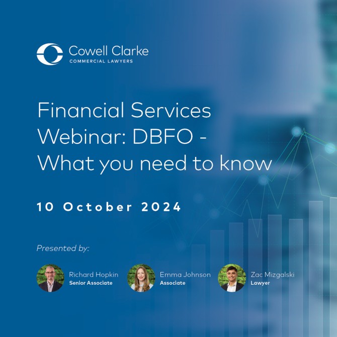 Financial Services Webinar: DBFO - What You Need to Know - 10 Oct 2024