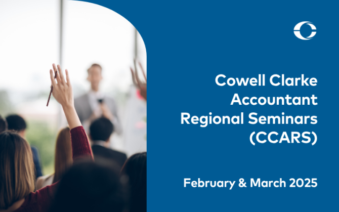 Cowell Clarke - Accountant Regional Seminars (CCARS)