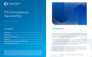 Financial Services Compliance Newsletter | January