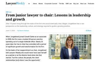 Media Feature | From Junior Lawyer to Chair: Lessons in Leadership and Growth